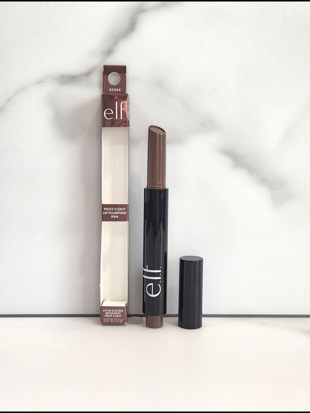 ELF Cosmetics Pout Clout Lip Plumping Pen In Bust A Mauve + Free Lip Liner - NIB